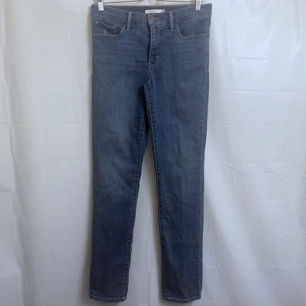 Levi's 312 Shaping Slim Jeans Women's Size 30 Blue 31 1/2" Inseam